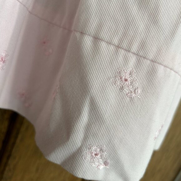 Vtg Cheazioni Brigitte Girls Pink Dress Sz 8 Made in Italy Embroidered Girl Era - Picture 6 of 9